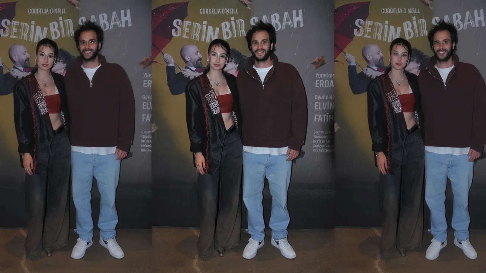 Derin Beşikçioğlu ve Kaan Sevi gala gecesinde el ele poz verdi