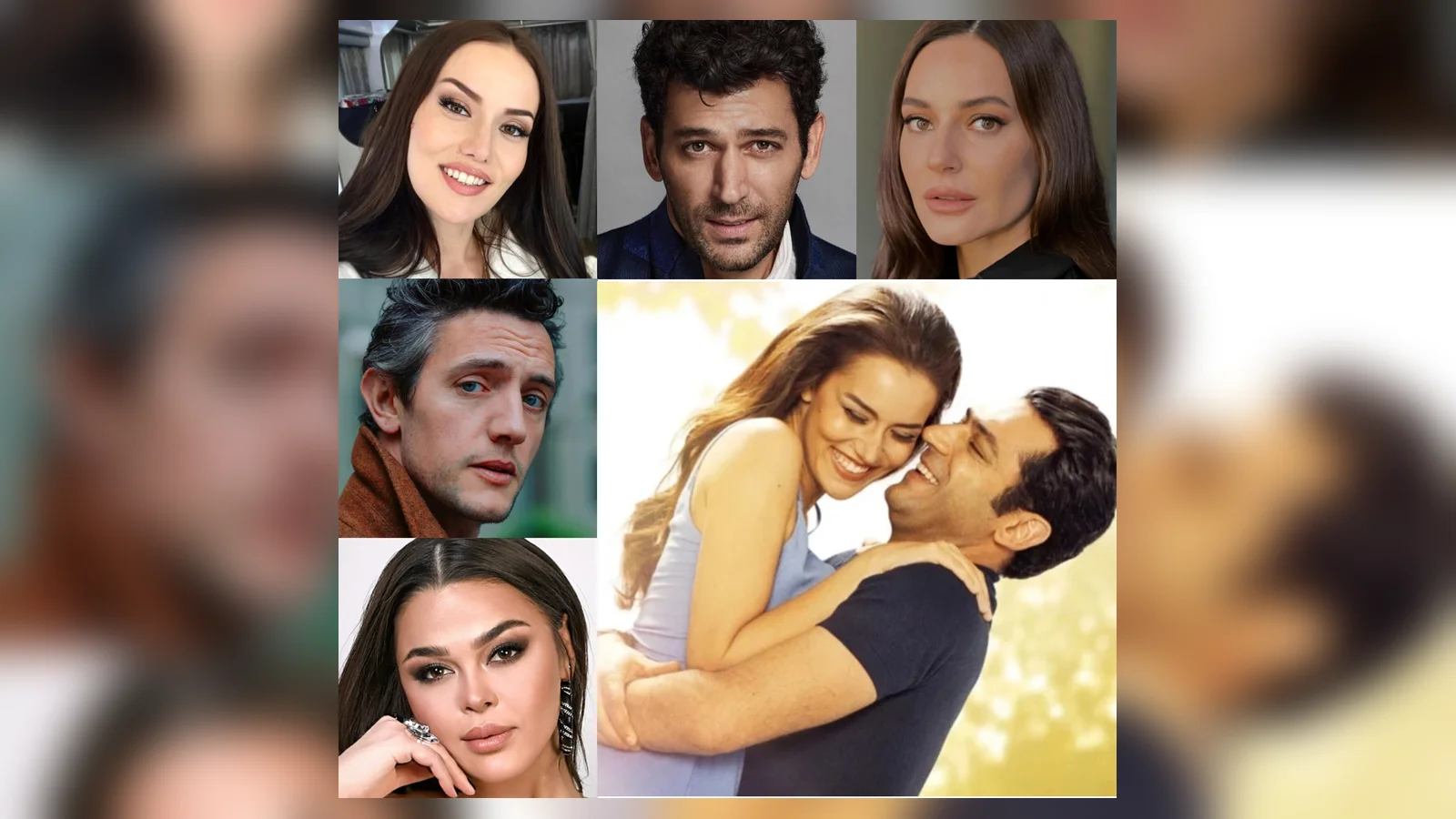 Turquoise Summer oyuncu kadrosu: Fahriye Evcen, Murat Yıldırım, Sedef Avcı, Aslıhan Karalar, Yılmaz Bayraktar