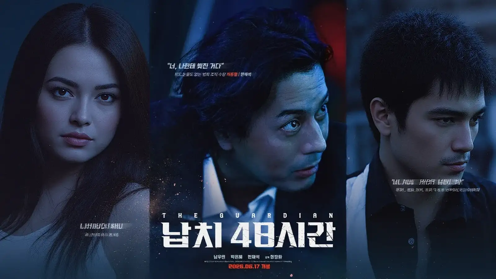 Cha Dong Chul karakterinin tehditkar ifadesiyle yer aldığı poster