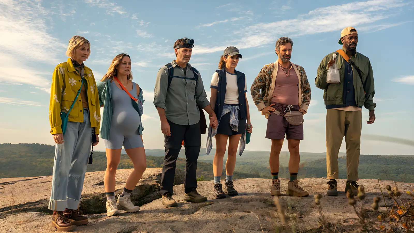 Tina Fey ve Steve Carell The Four Seasons setinde