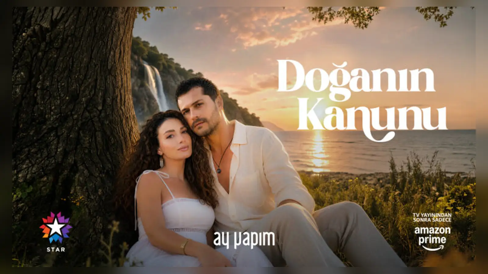 Muhtemel Aşk dizisi renkli ve dinamik afiş