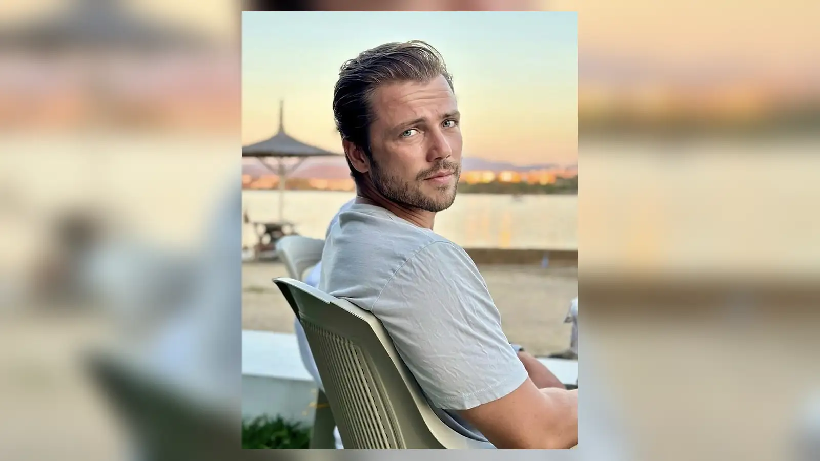 Tolga Sarıtaş 'Teşkilat' dizisinin setinde